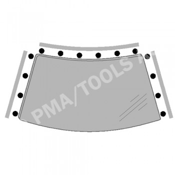 MITSUBISHI L200 Pick up, 87-96, WS-Clip set, 14 pcs.