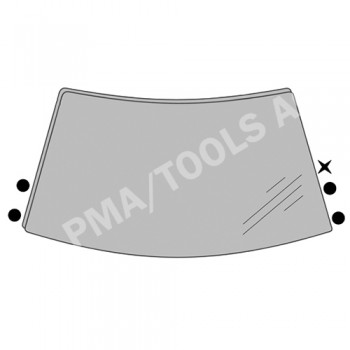 LAND ROVER Discovery L319, 04-17, WS-Clip set A-pillar, 5 pcs.
