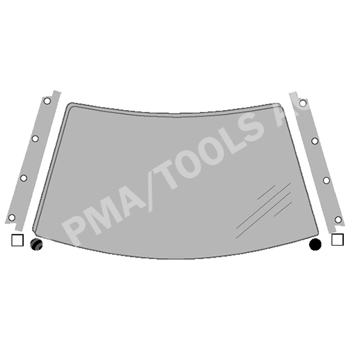 NISSAN Terrano I WD21, 86-93, WS-Clip set, 4 pcs.