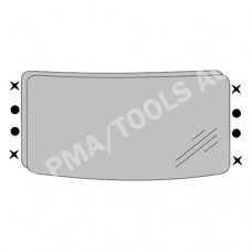 FORD Transit, 00-06, WS-Clip set A-pillar, 8 pcs.