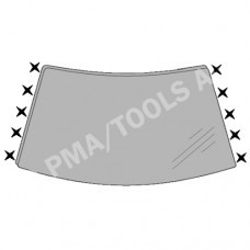 ISUZU Trooper II, 92-98, WS-Clip set A-pillar, 10 pcs.